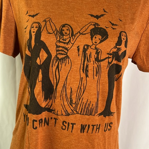 🛍 6 for $35 • You Can’t Sit With Us Horror Divas Halloween Graphic T-Shirt - Picture 6 of 15